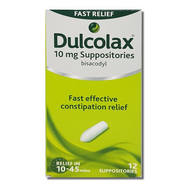 Dulcolax Suppository 10mg Adult 50s - Alcare Pharmaceuticals Pte Ltd