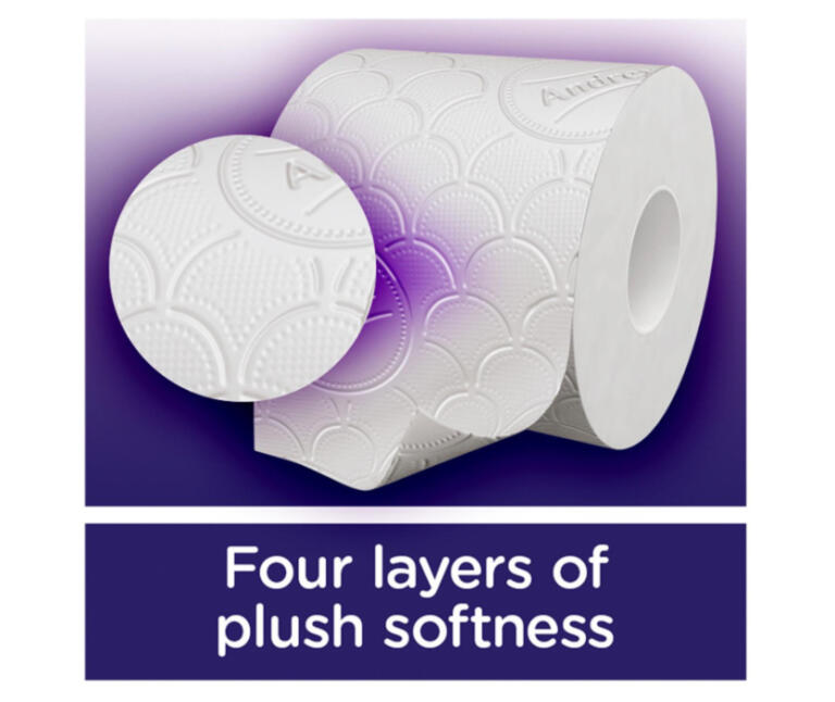 Buy Andrex Supreme Quilts Silky Toilet Rolls x 4 Online Daily Chemist